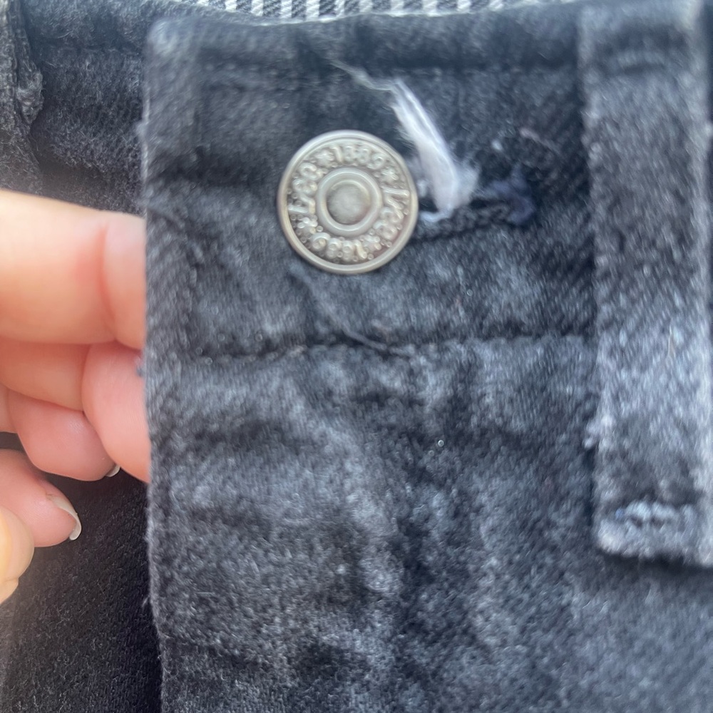 Lee Black Denim Women Jean Shorts - Picture 3 of 9
